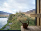 sauna with a view of iceland's summer landscapes
